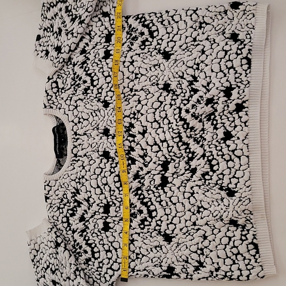 French Connection Black&White Pullover Sweater - Picture 5 of 16